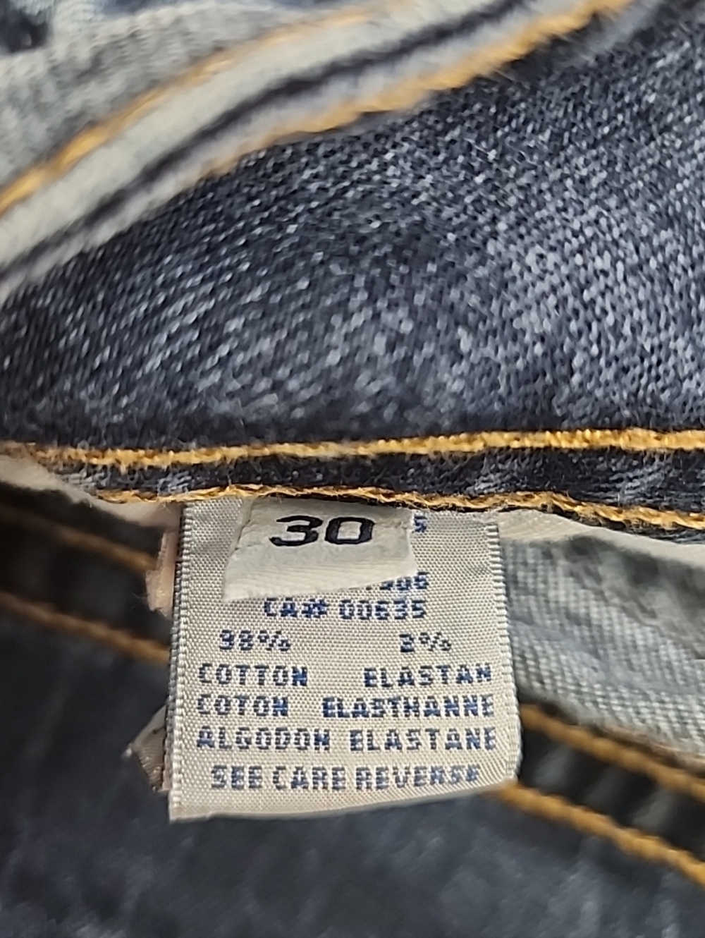 Hudson Denim Low-Rise Flare Jeans Women's Size 30 Medium Wash Y2K Made in USA - Picture 7 of 8
